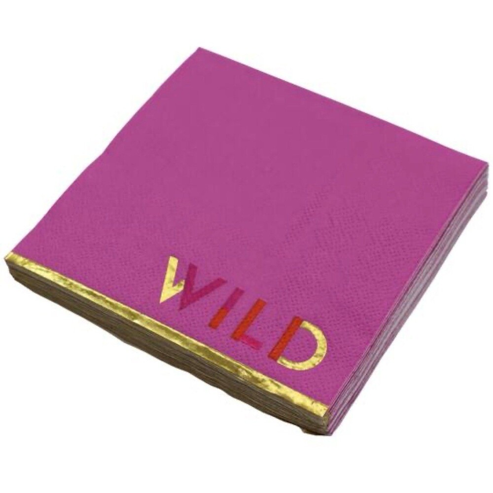 Wild spring beverage napkins 2 pack